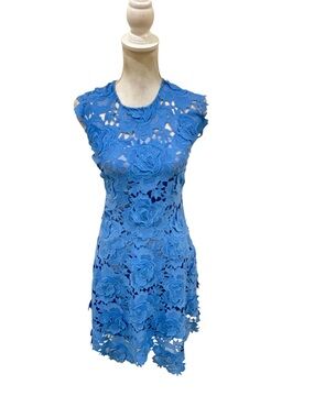 catherine deane blue lace miya dress Blue Lace Miya Dress by CATHERINE DEANE